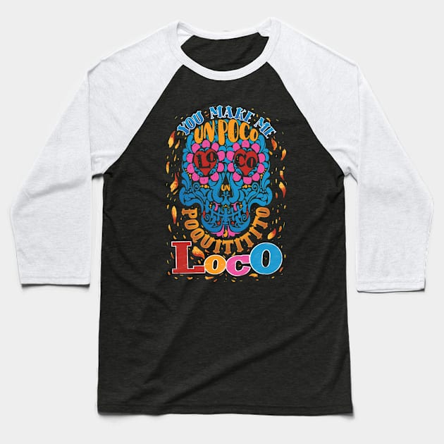 Poco Loco - Coco Baseball T-Shirt by Studio Mootant